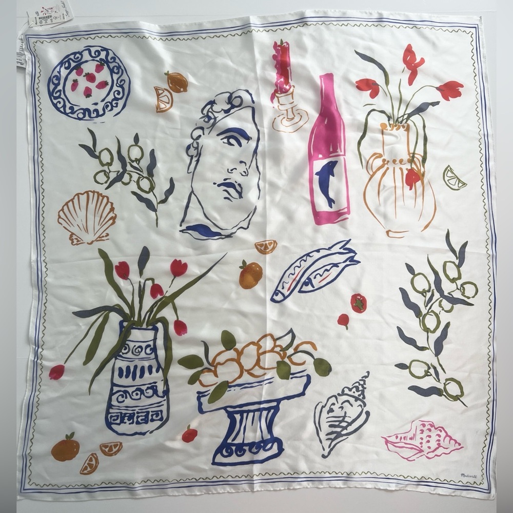 Madewell Multicolor Artistic Scarf